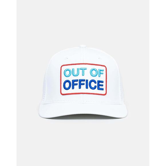 Ghost Golf Out Of Office Snapback Hat Baseball Cap Golfing Athletic Hat - Picture 1 of 9